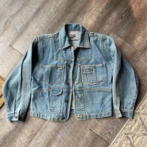 Vintage Jordache Women's Blue Jean Jacket